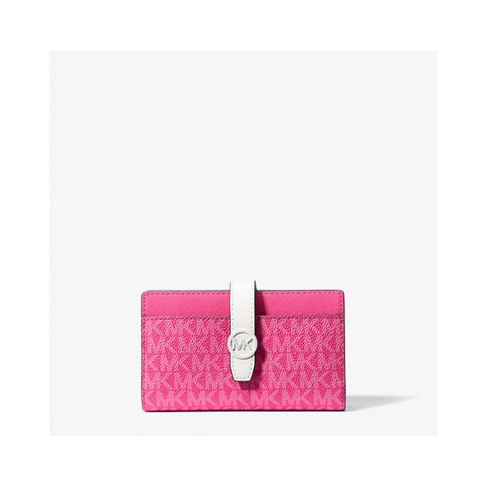 NWT Michael Kors Eva Large Signature Logo Stripe Tote Bag and Wallet Set - Picture 6 of 12